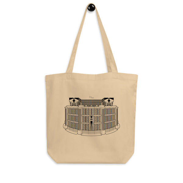 Les Espaces d'Abraxas Western Elevation Eco Tote Bags