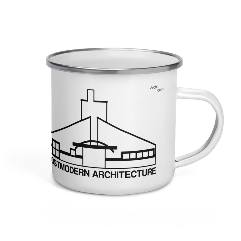 Postmodern Architecture Enamel Mug