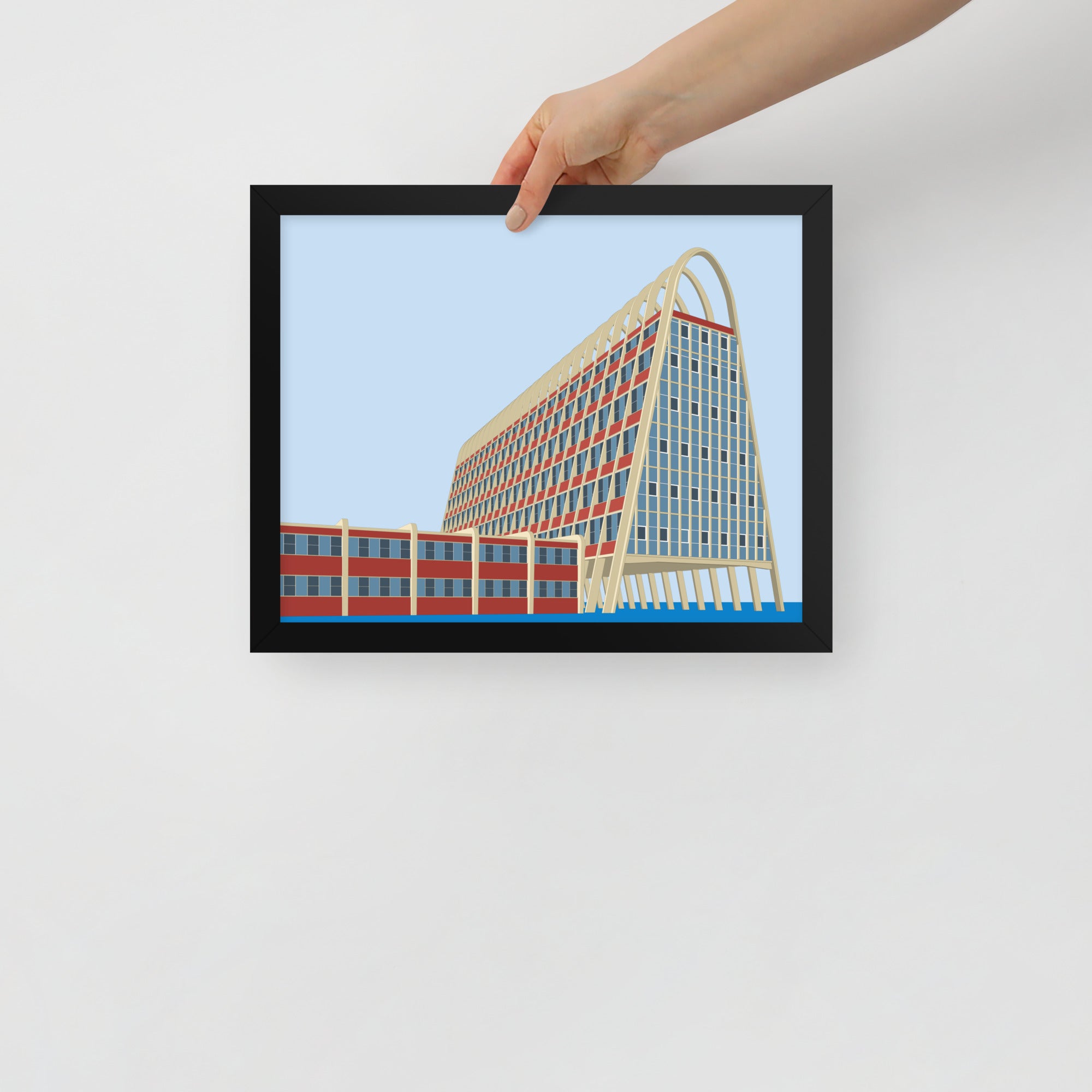 Manchester Toast Rack Framed Prints