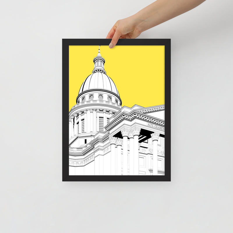 Panthéon Paris Framed Prints