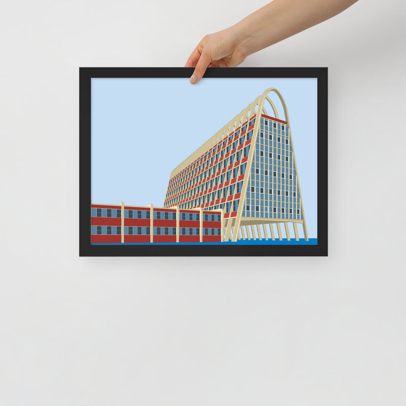 Manchester Toast Rack Framed Prints