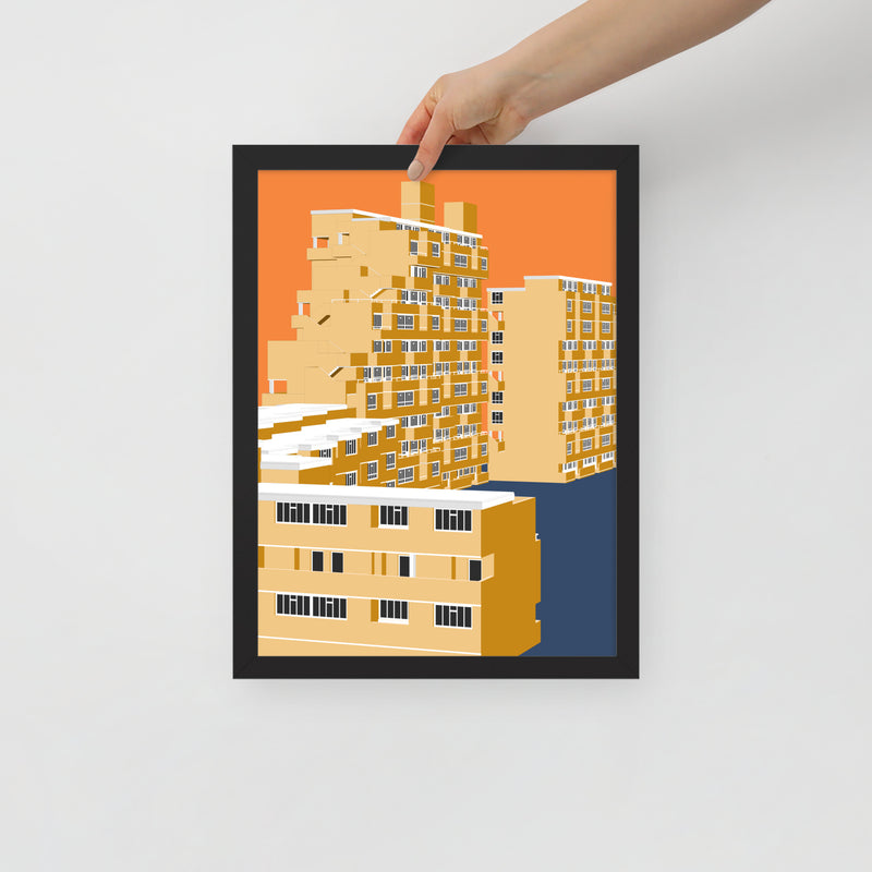 Dawson's Heights Framed Prints