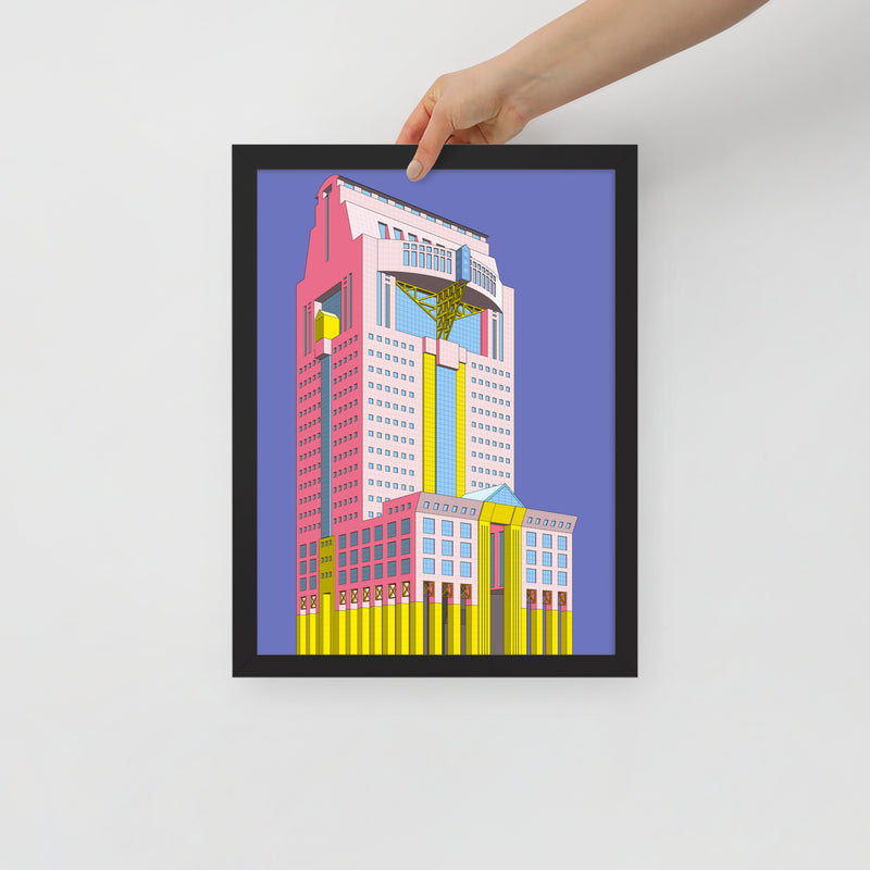 Humana Building Framed Prints