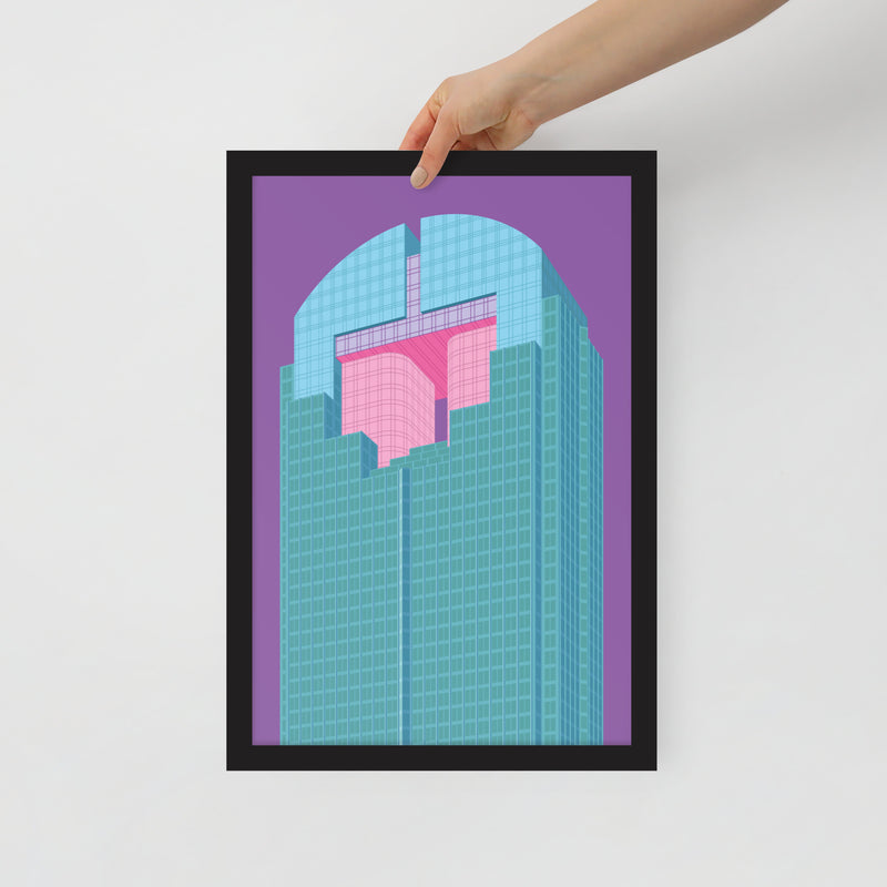 Chase Tower Dallas Framed Prints