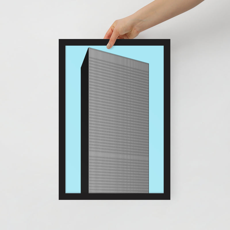 IBM Plaza (330 North Wabash) Framed Prints