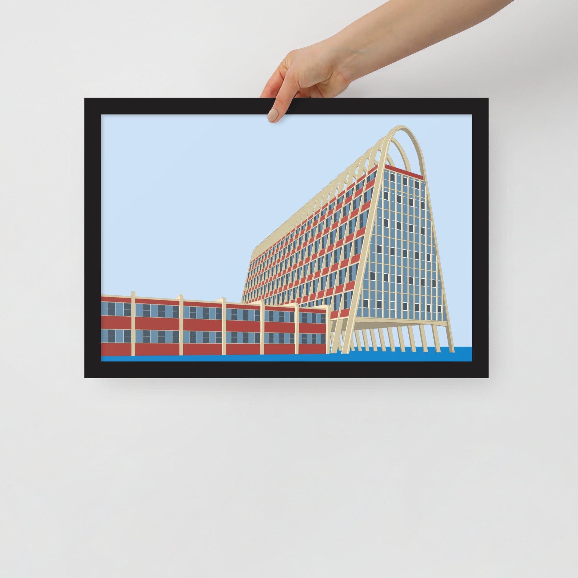 Manchester Toast Rack Framed Prints