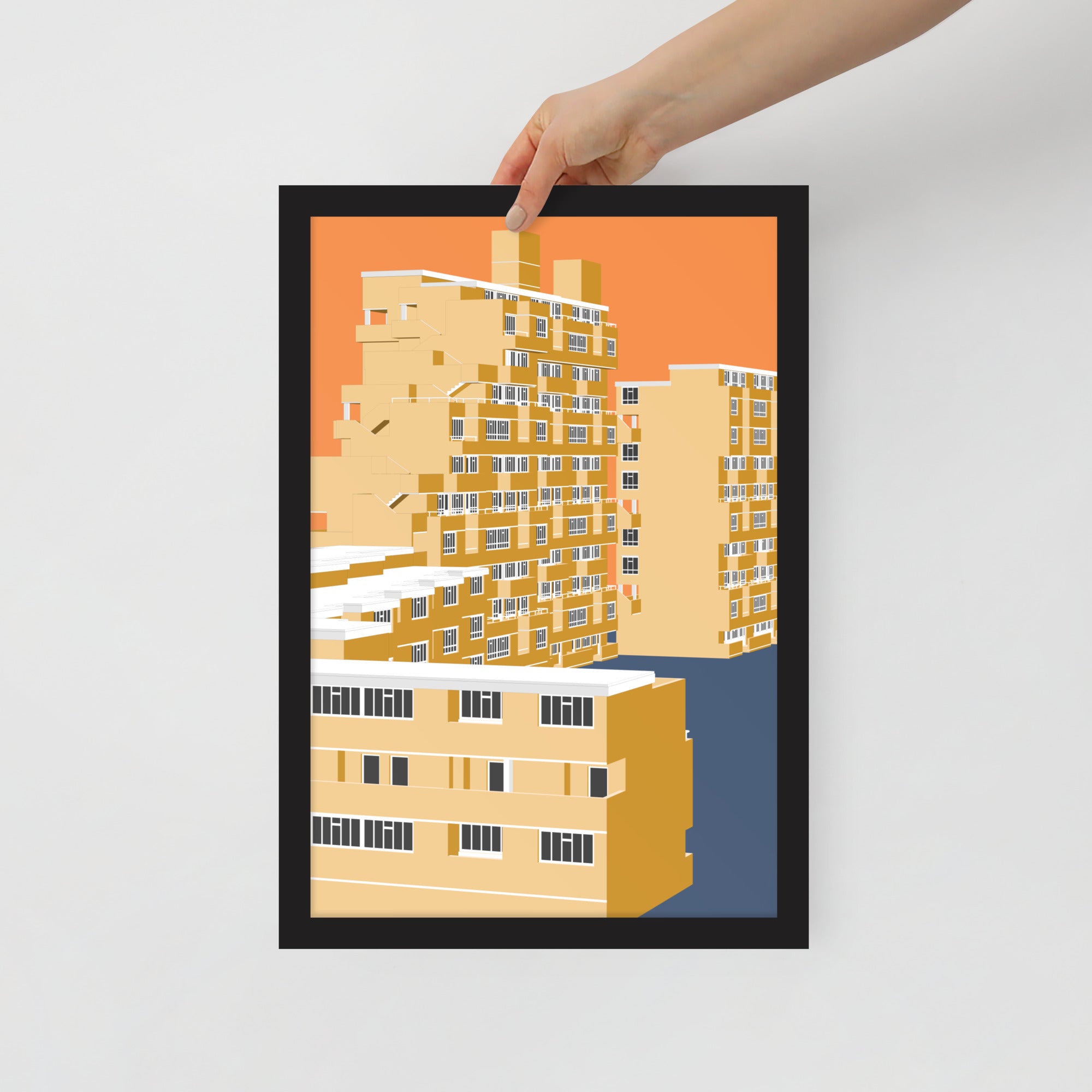 Dawson's Heights Framed Prints