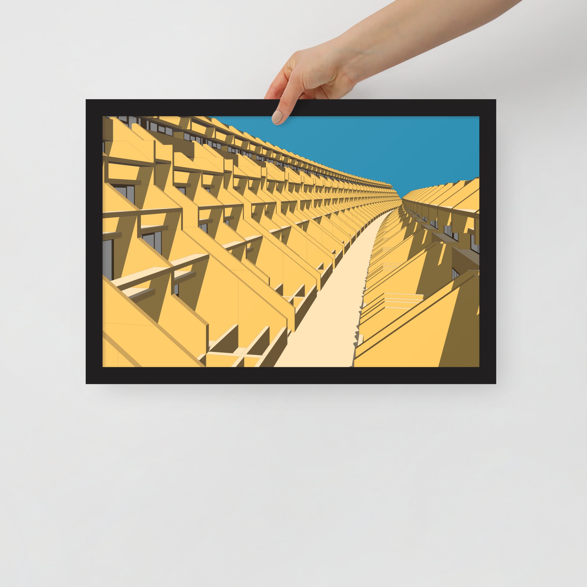 Alexandra Road Colourway 2 Framed Prints