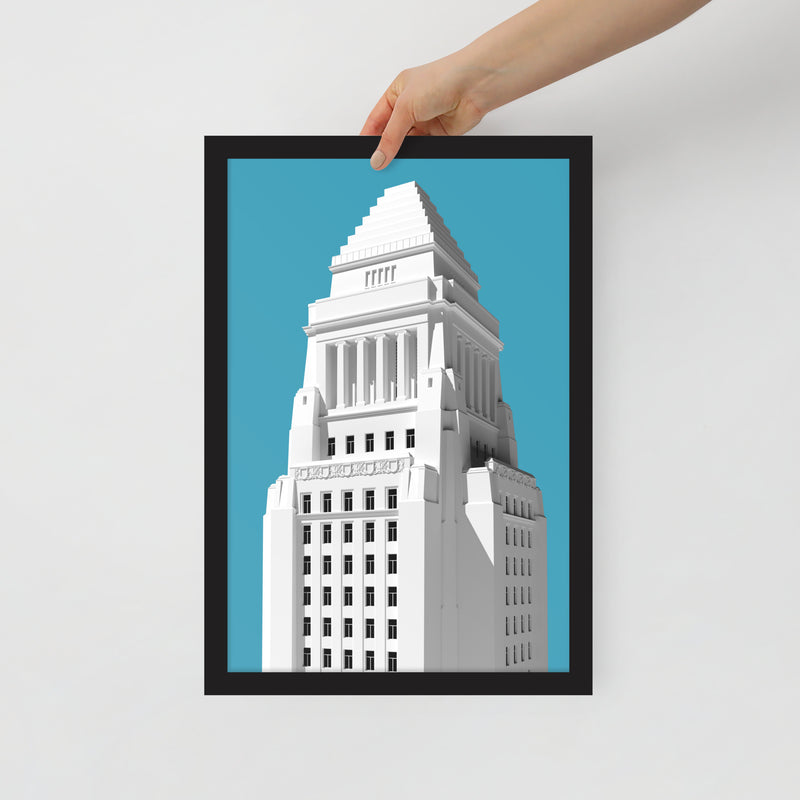 Los Angeles City Hall Framed Prints