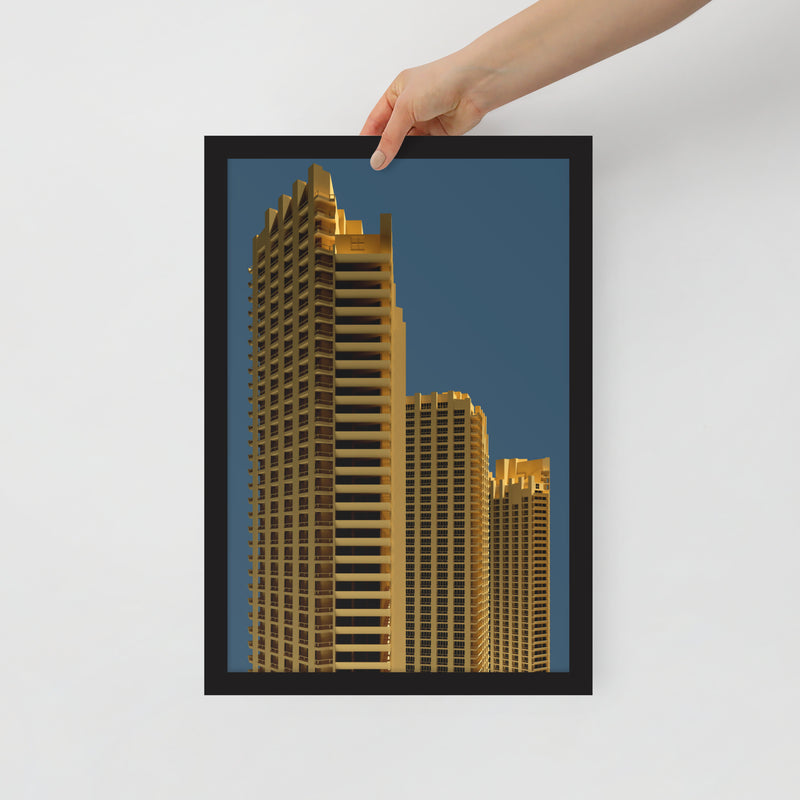 Barbican Framed Prints With Shadow