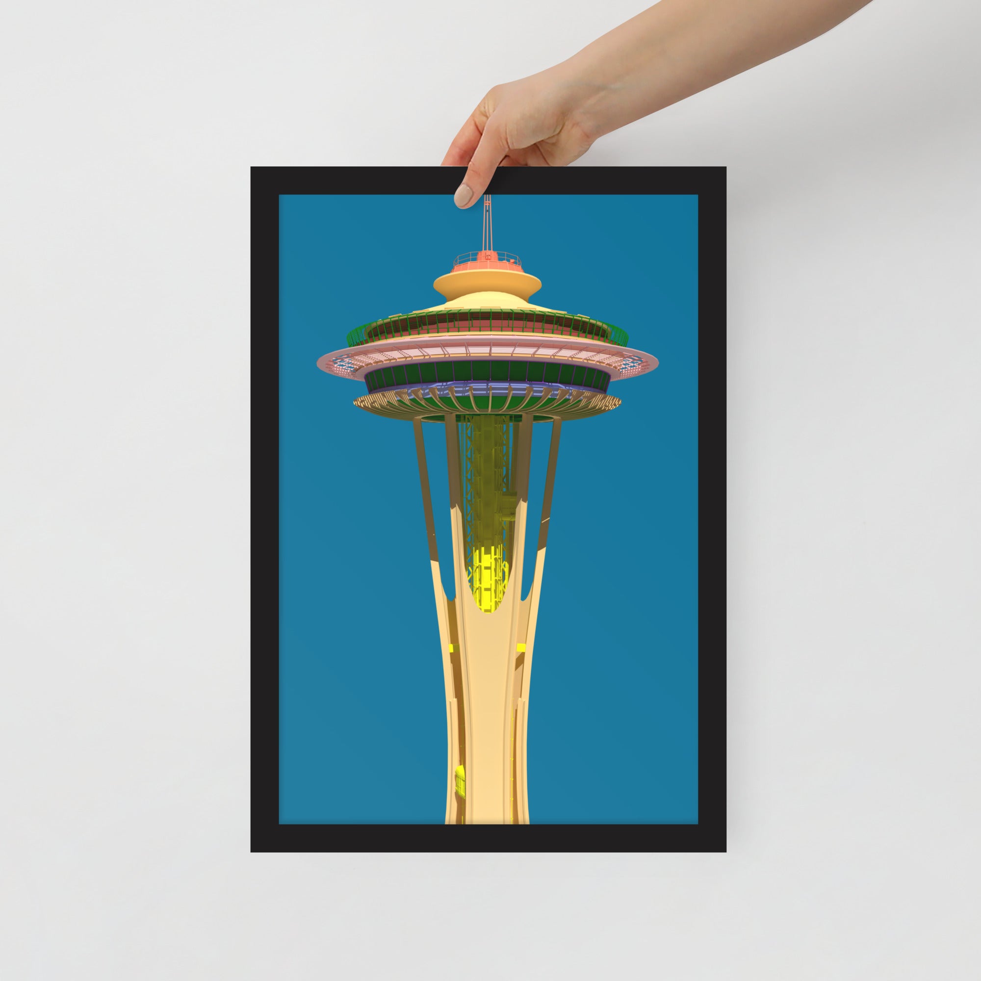 Space Needle Framed Prints