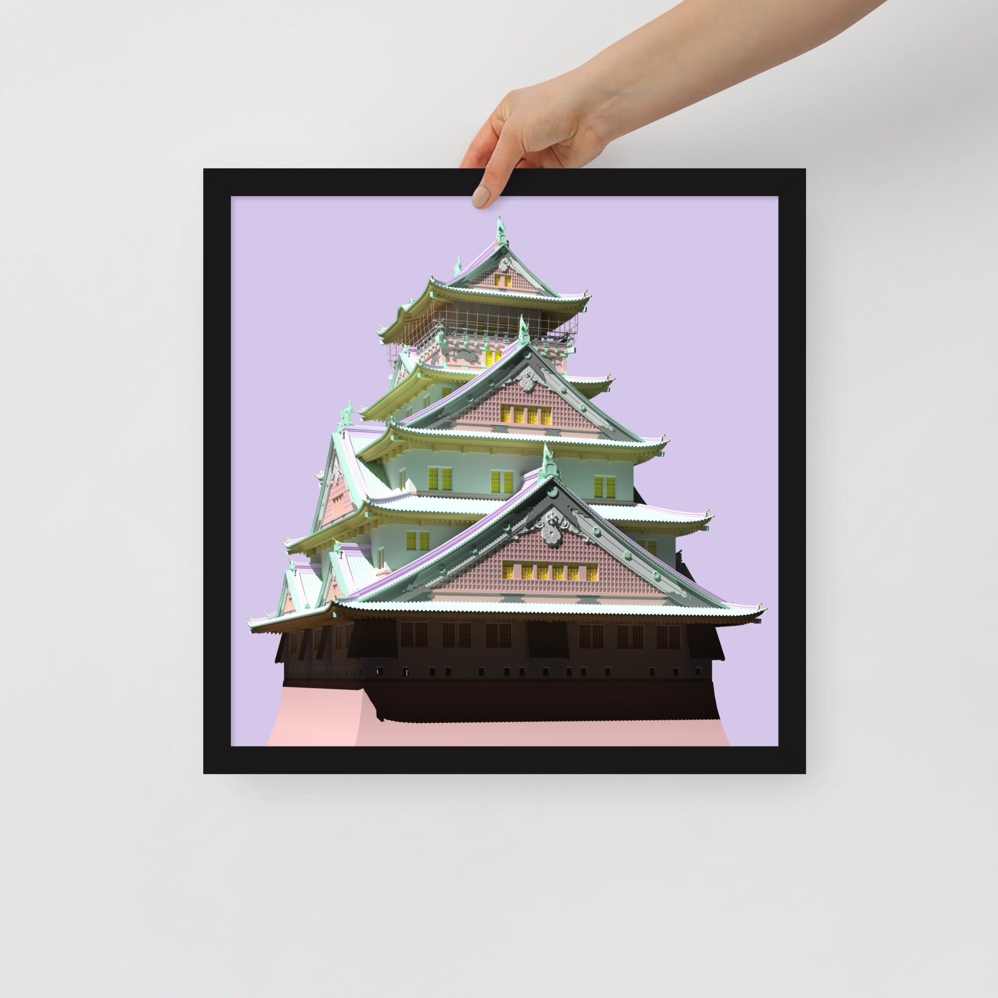 Osaka Castle Framed Prints