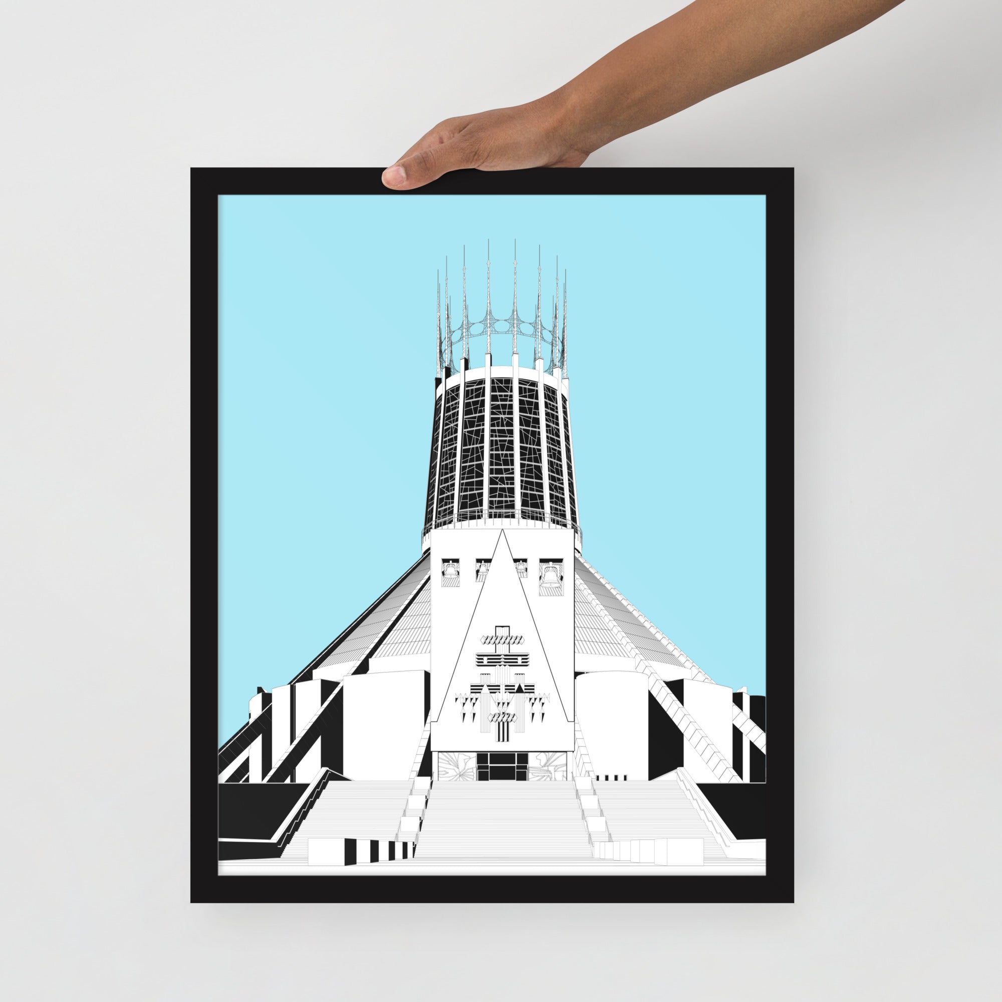 Liverpool Metropolitan Cathedral Framed Prints