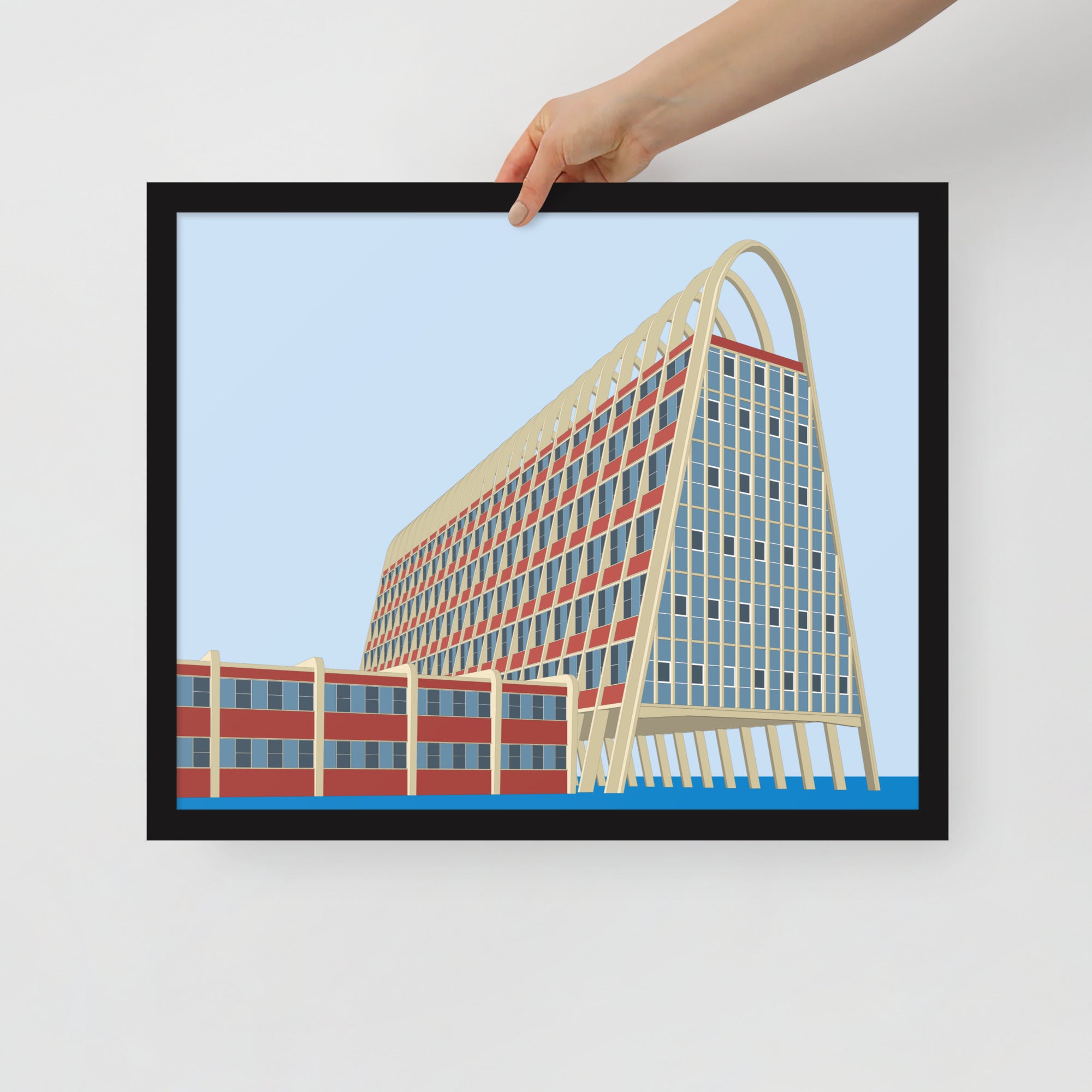 Manchester Toast Rack Framed Prints