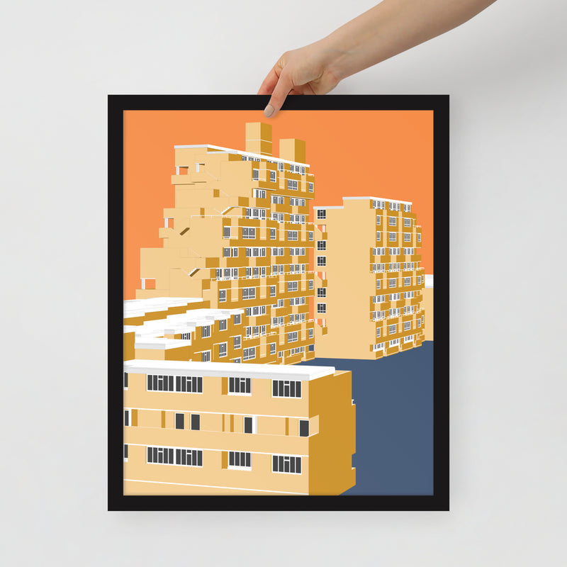 Dawson's Heights Framed Prints