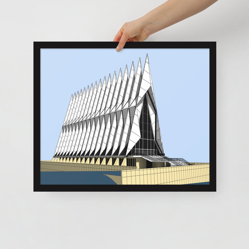 U.S. Air Force Academy Chapel Framed Prints