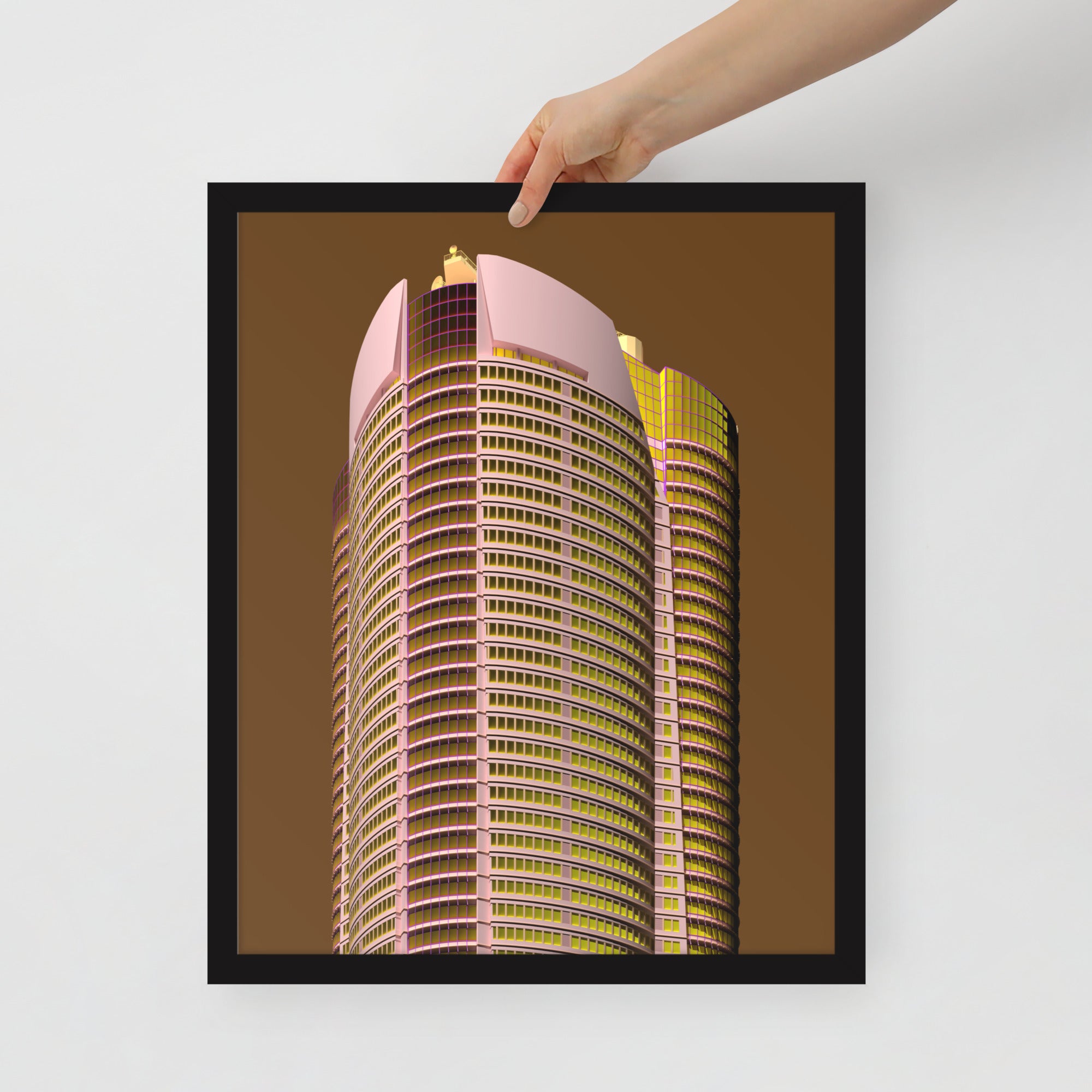 Roppongi Hills Mori Tower Framed Prints