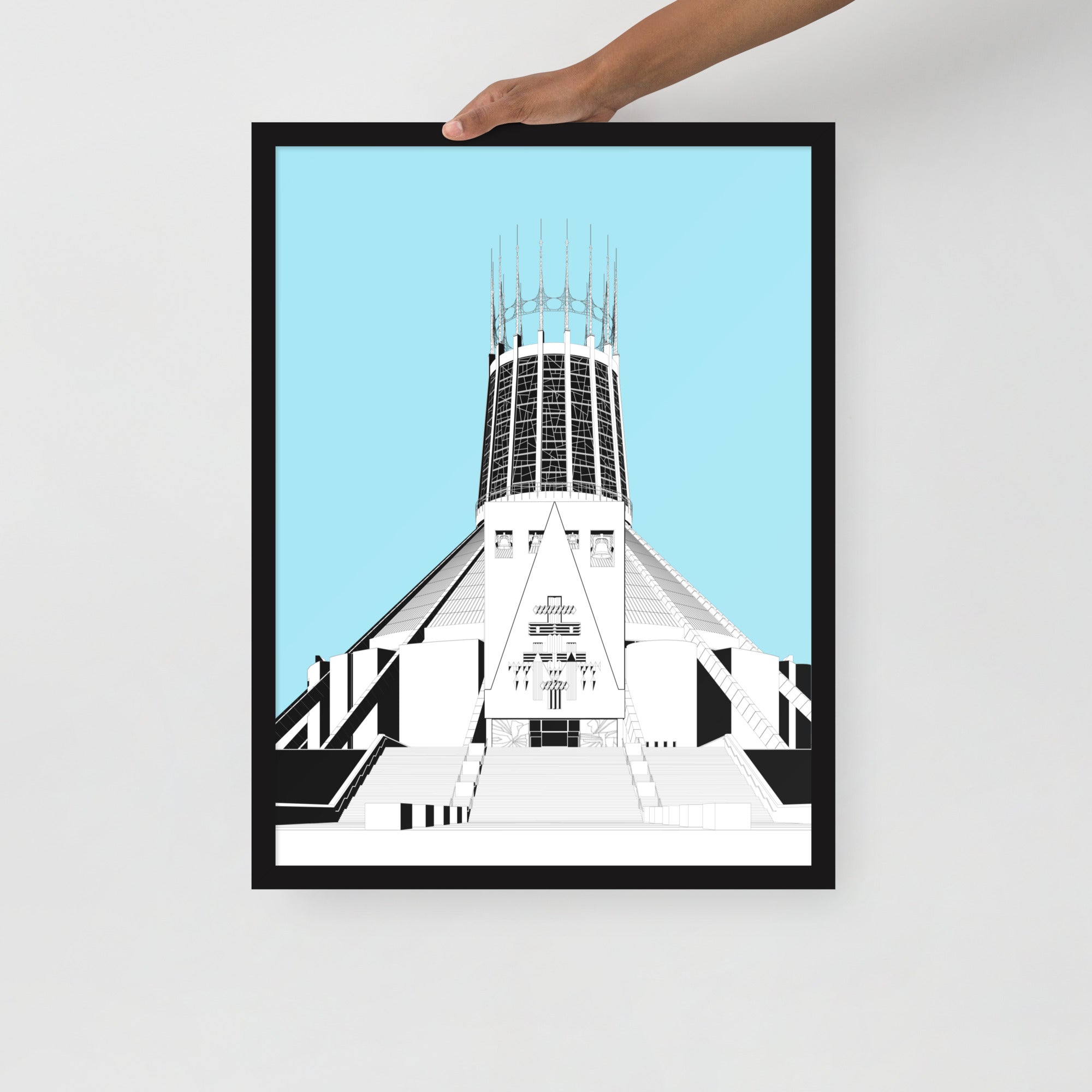 Liverpool Metropolitan Cathedral Framed Prints