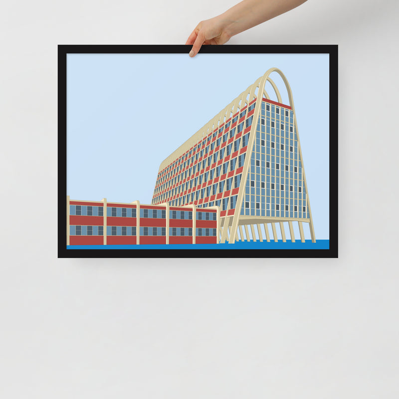 Manchester Toast Rack Framed Prints