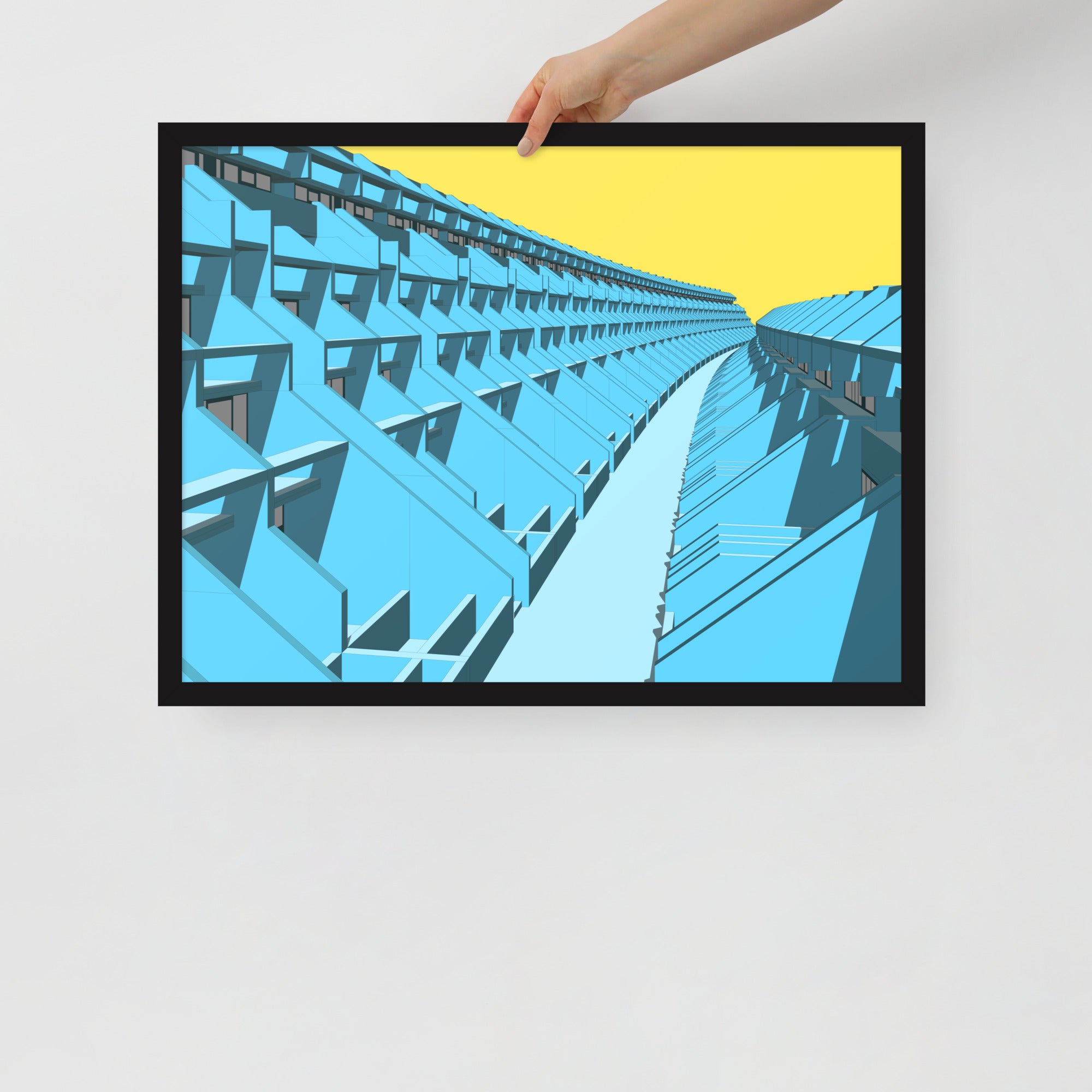 Alexandra Road Estate Framed Prints