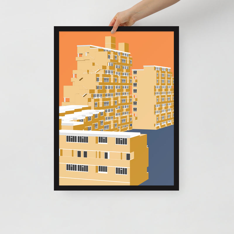 Dawson's Heights Framed Prints