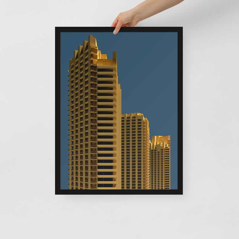 Barbican Framed Prints With Shadow