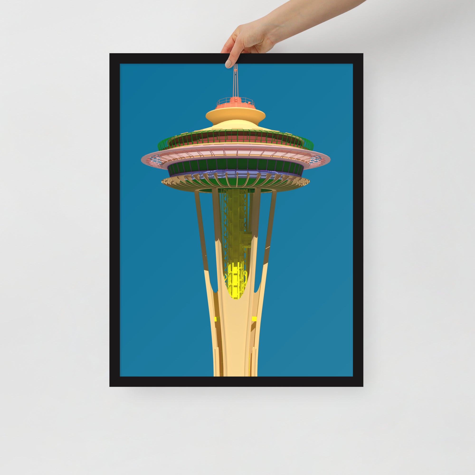 Space Needle Framed Prints