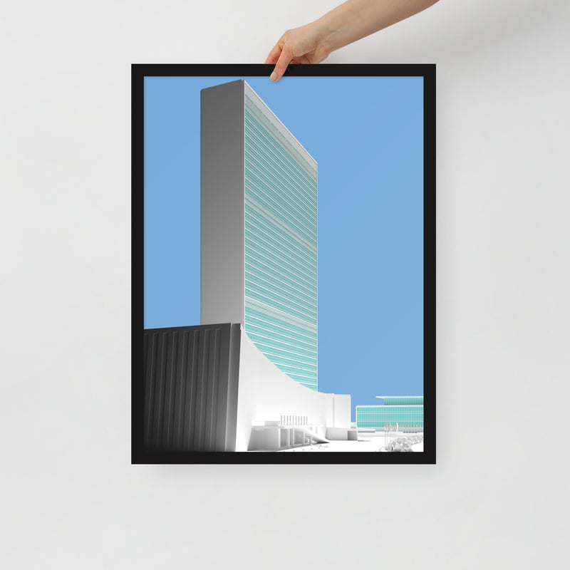 Headquarters of the United Nations Framed Prints