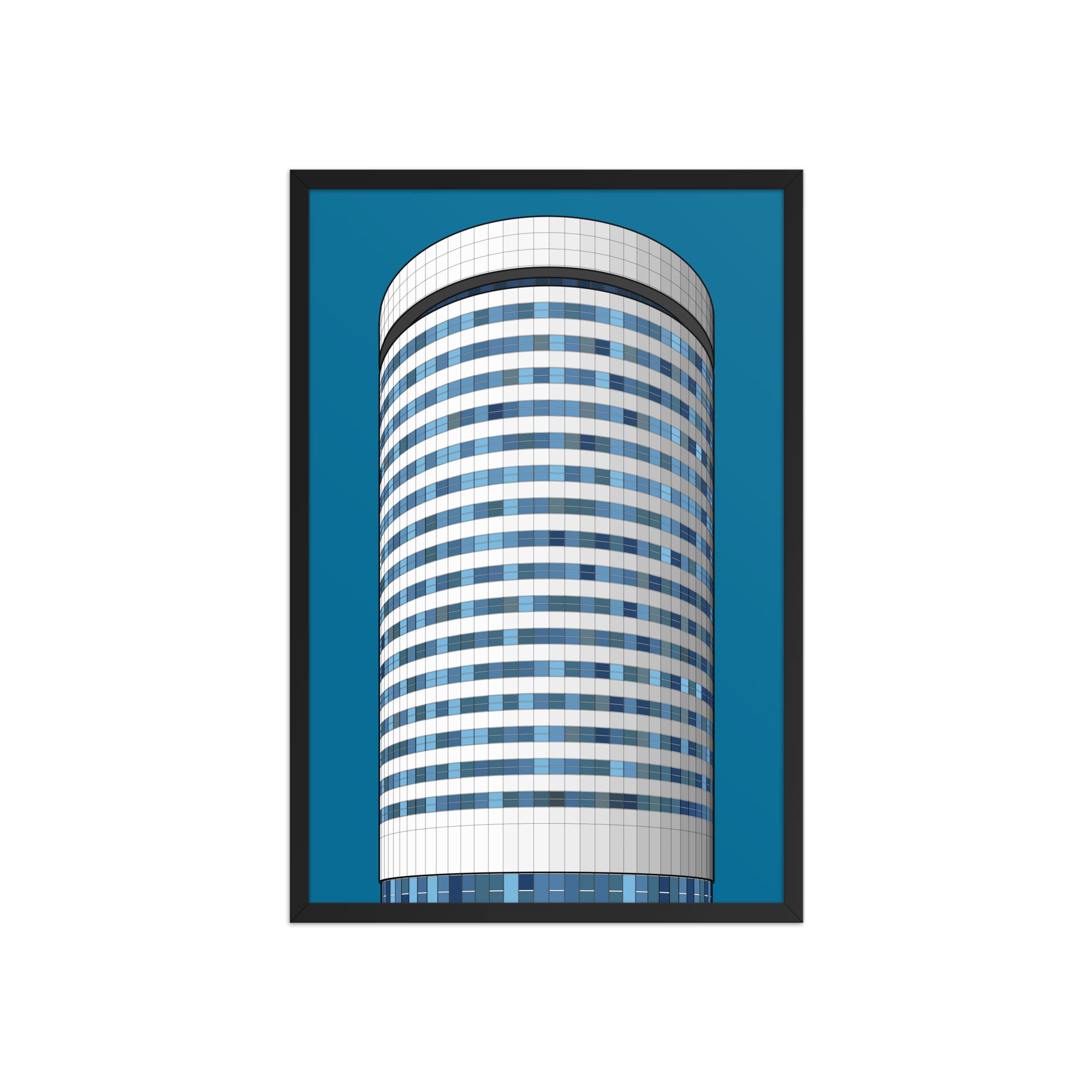 The Rotunda Framed Prints | James Roberts Modernist Futurist Birmingham ...