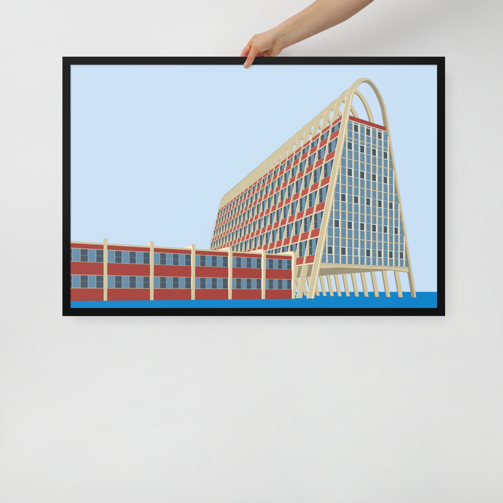 Manchester Toast Rack Framed Prints