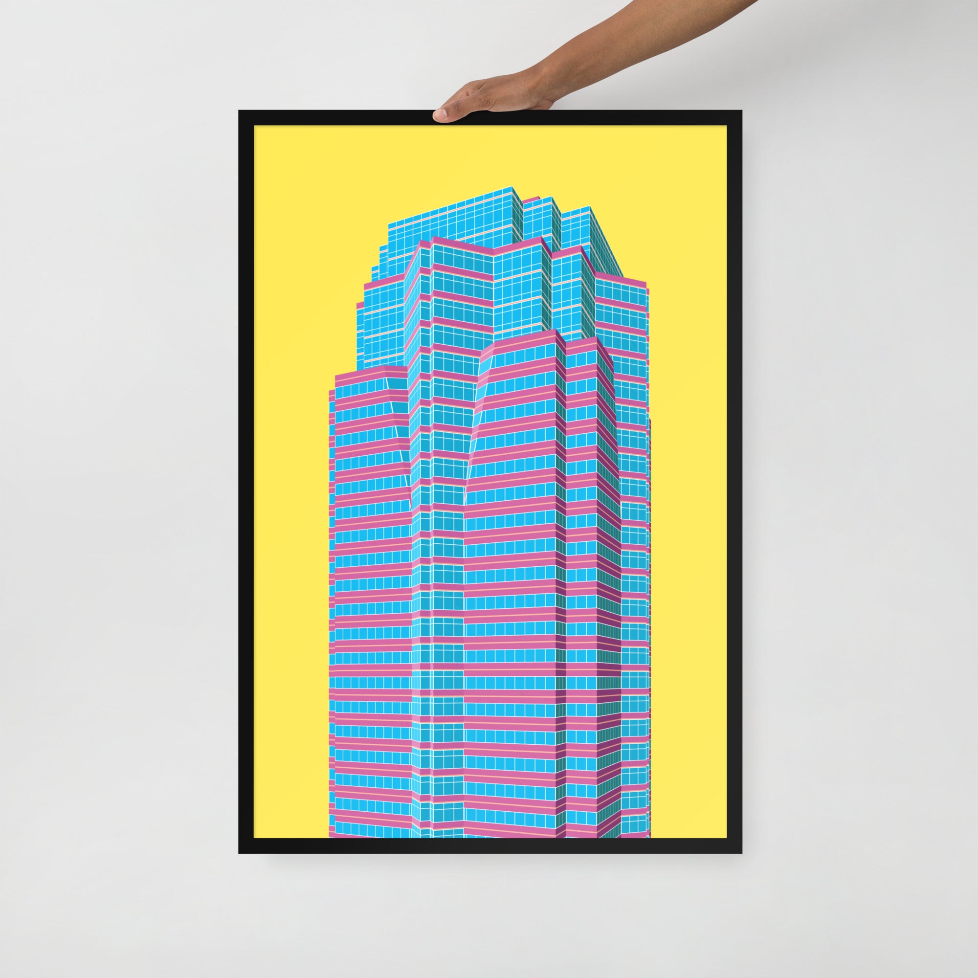 Fox Plaza Framed Prints