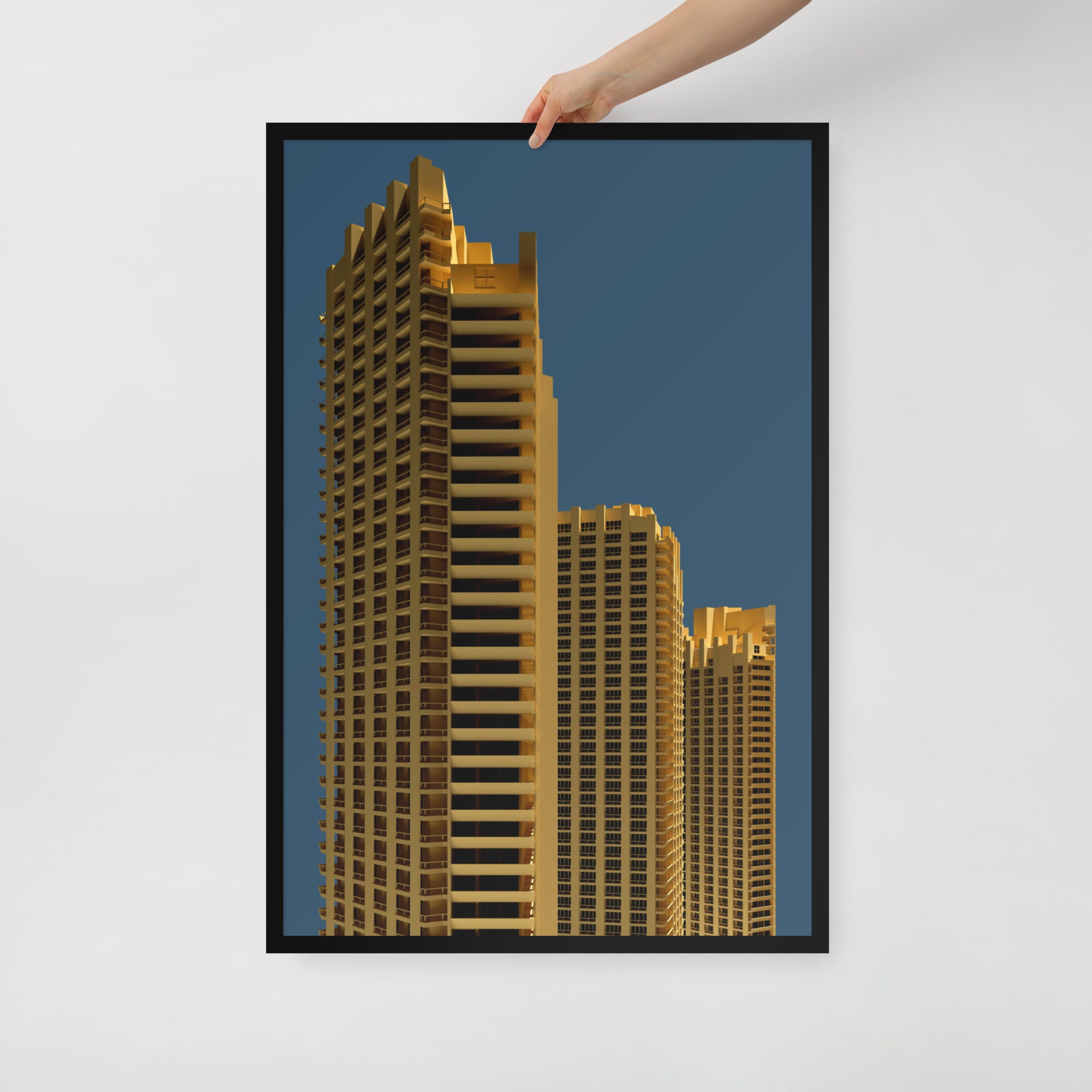 Barbican Framed Prints With Shadow