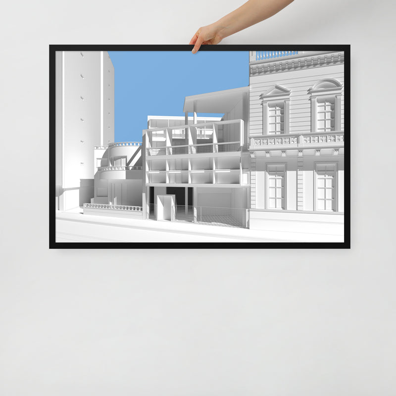 Curutchet House Framed Prints