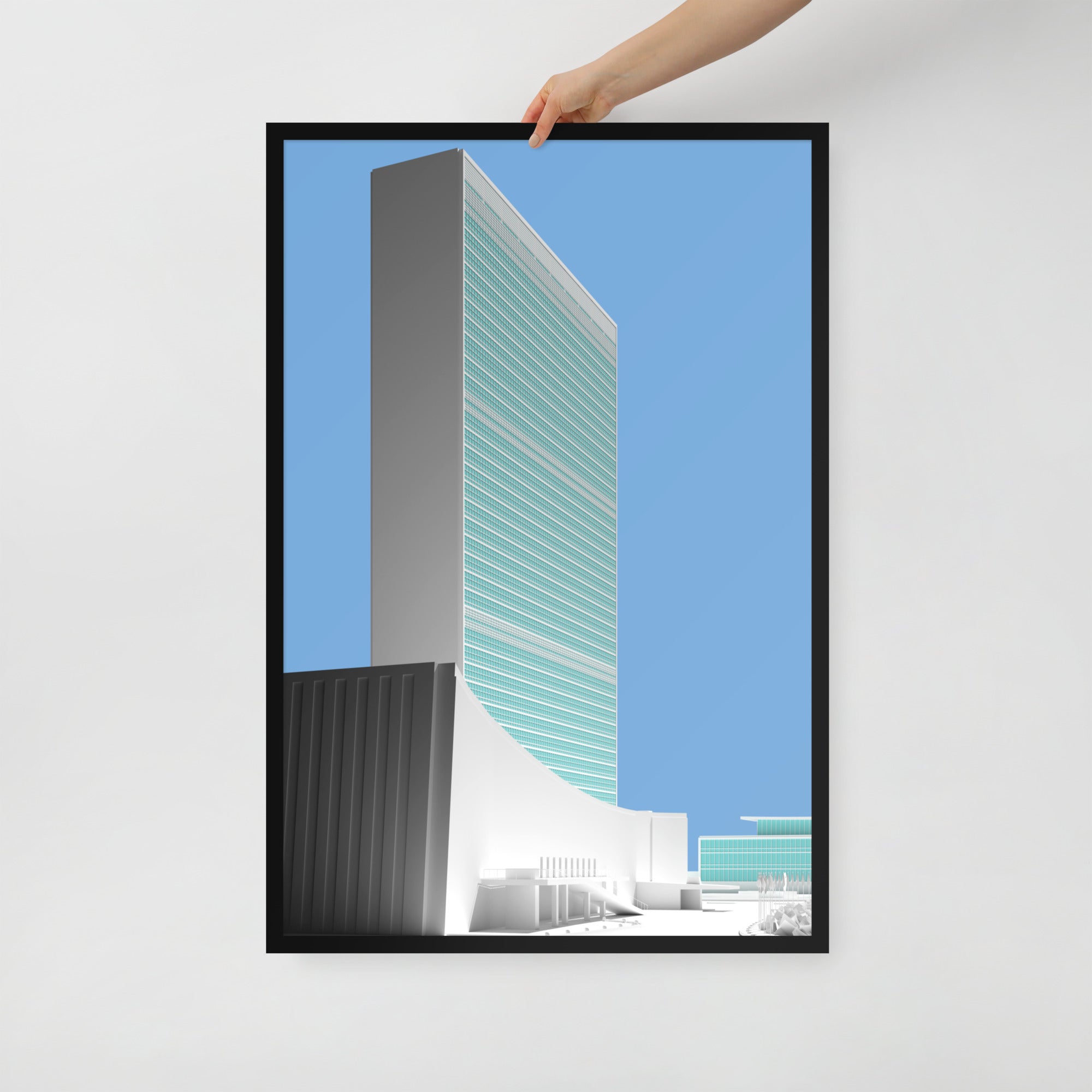 Headquarters of the United Nations Framed Prints