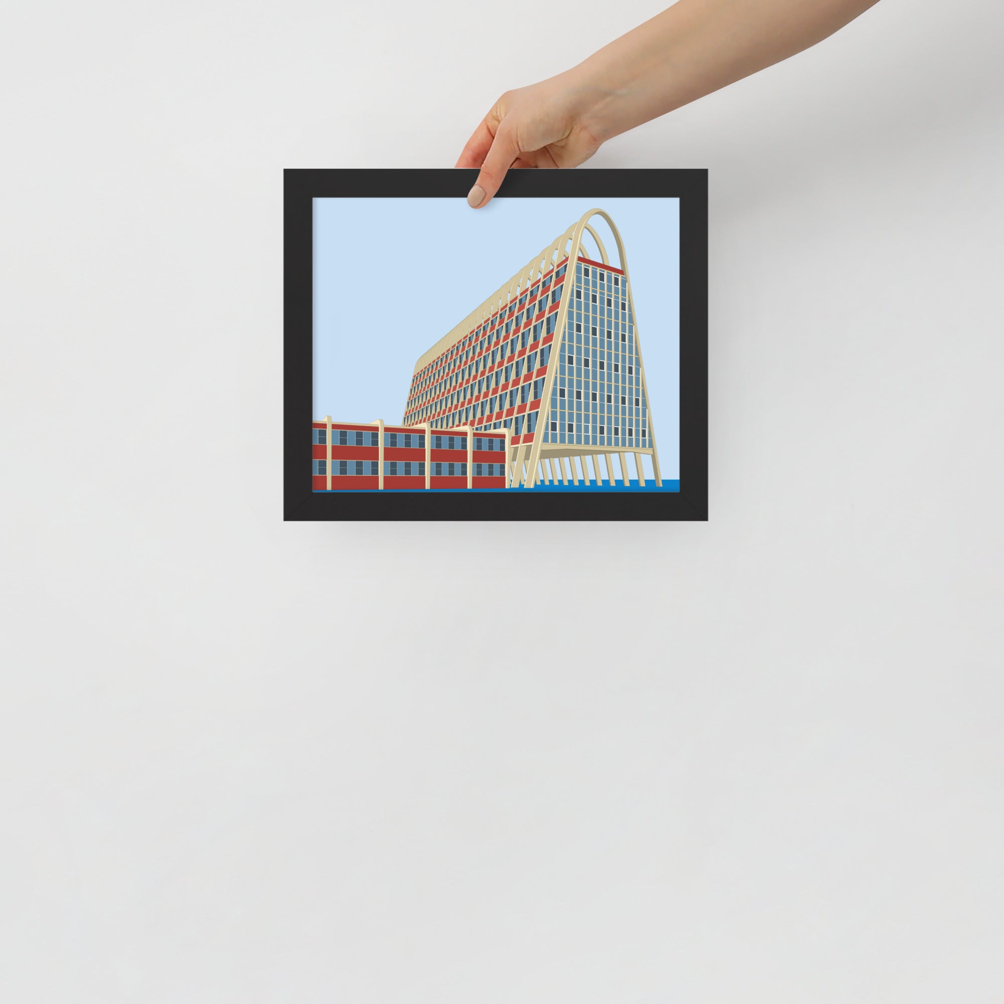 Manchester Toast Rack Framed Prints