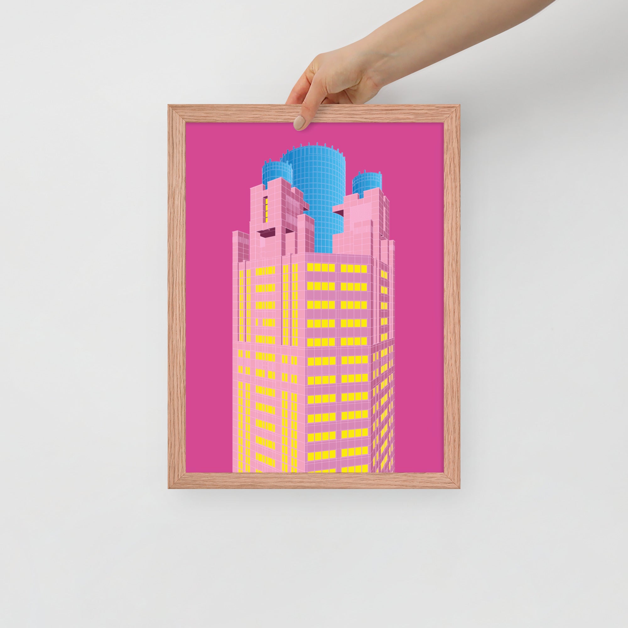 311 South Wacker Drive Framed Prints