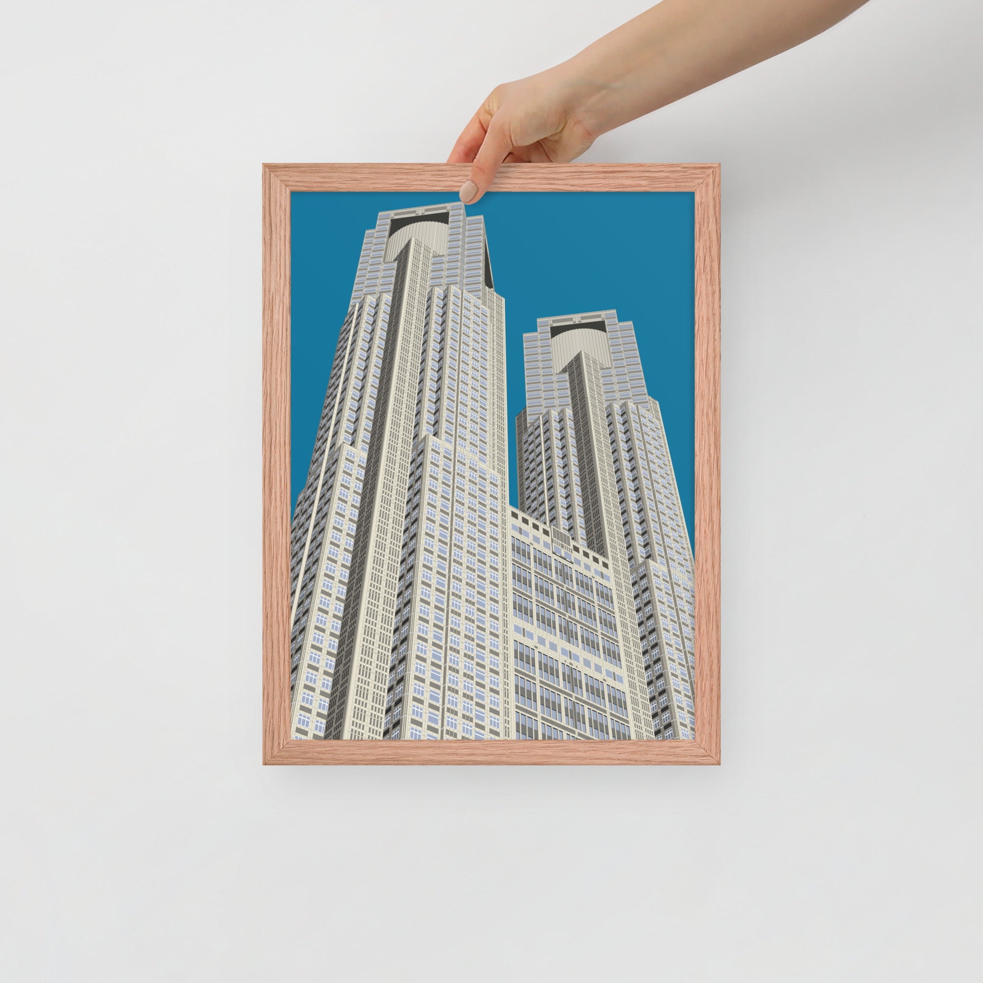 Tokyo Metropolitan Government Building No1 Framed Prints