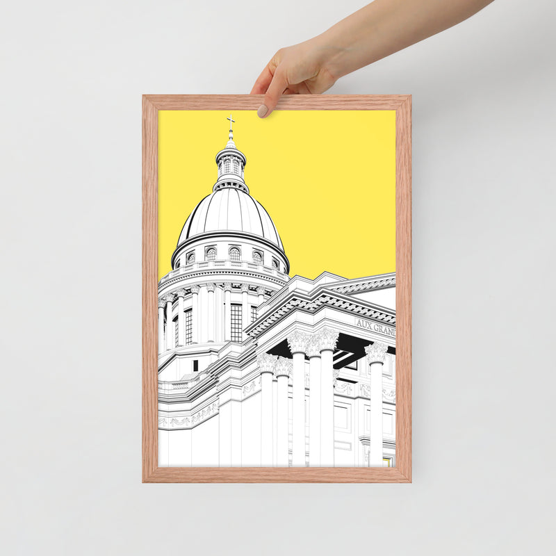 Panthéon Paris Framed Prints