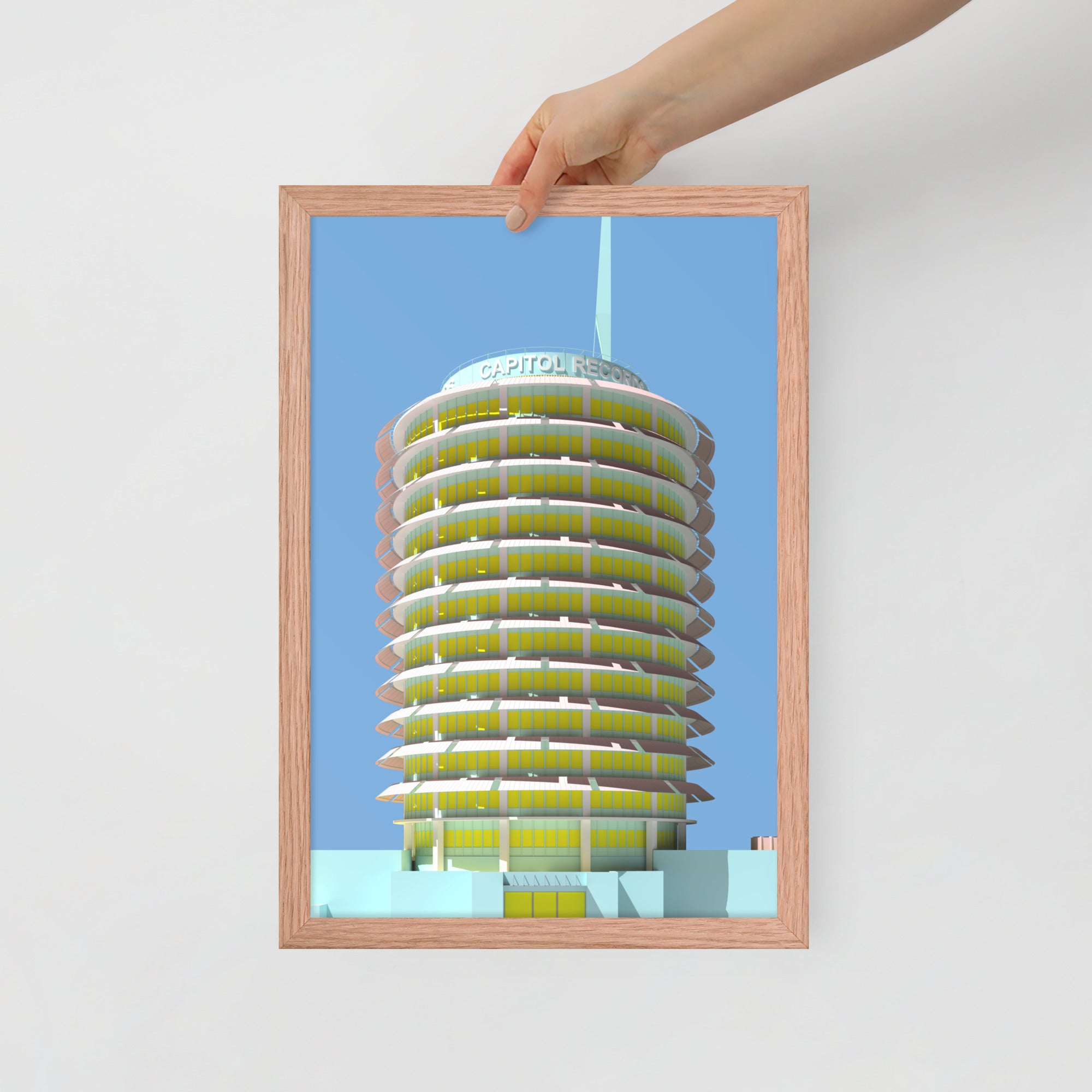 Capitol Records Building Framed Prints
