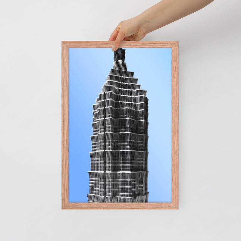 Jin Mao Tower Framed Prints