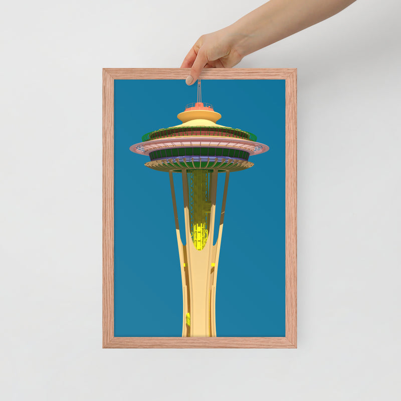 Space Needle Framed Prints