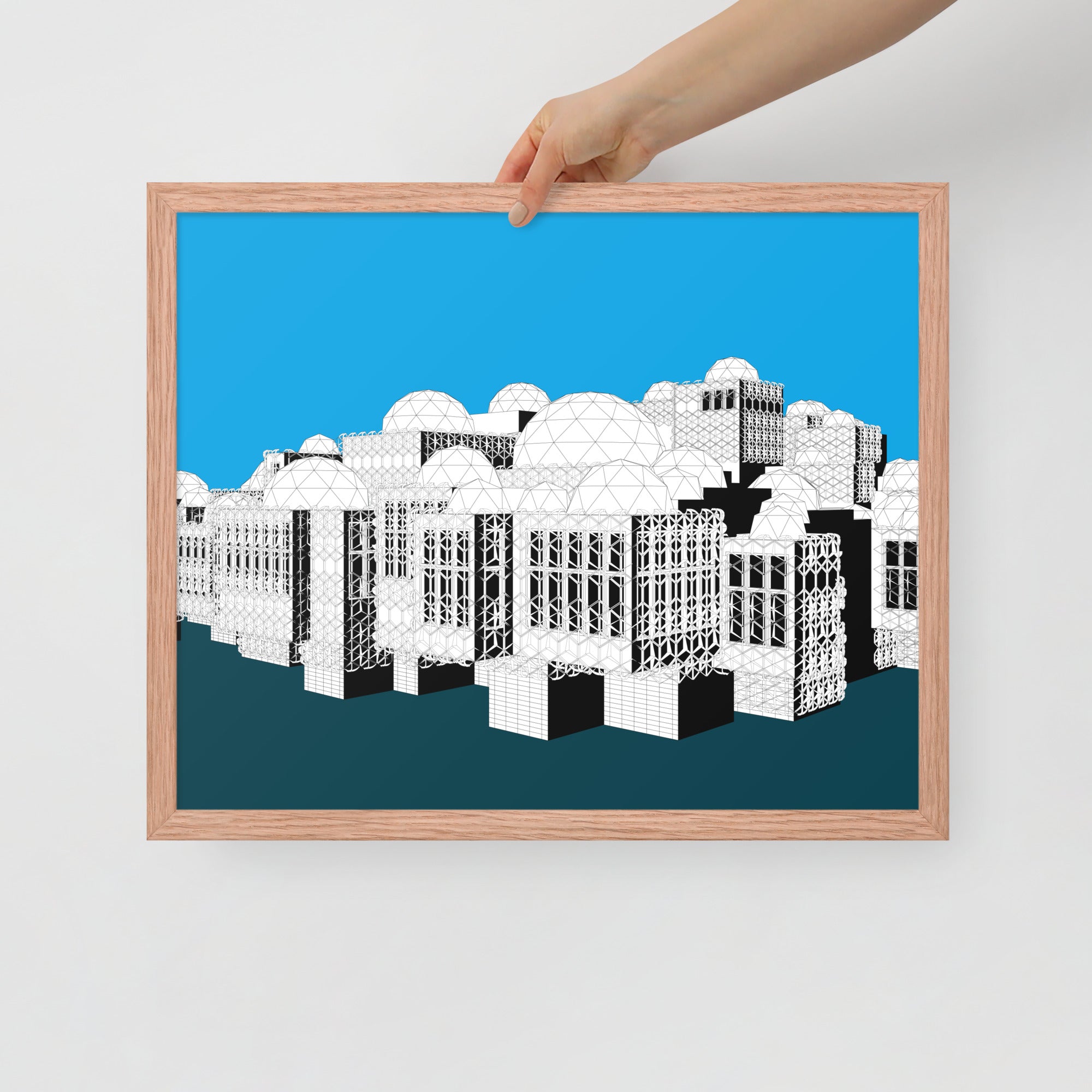 National Library of Kosovo Framed Prints