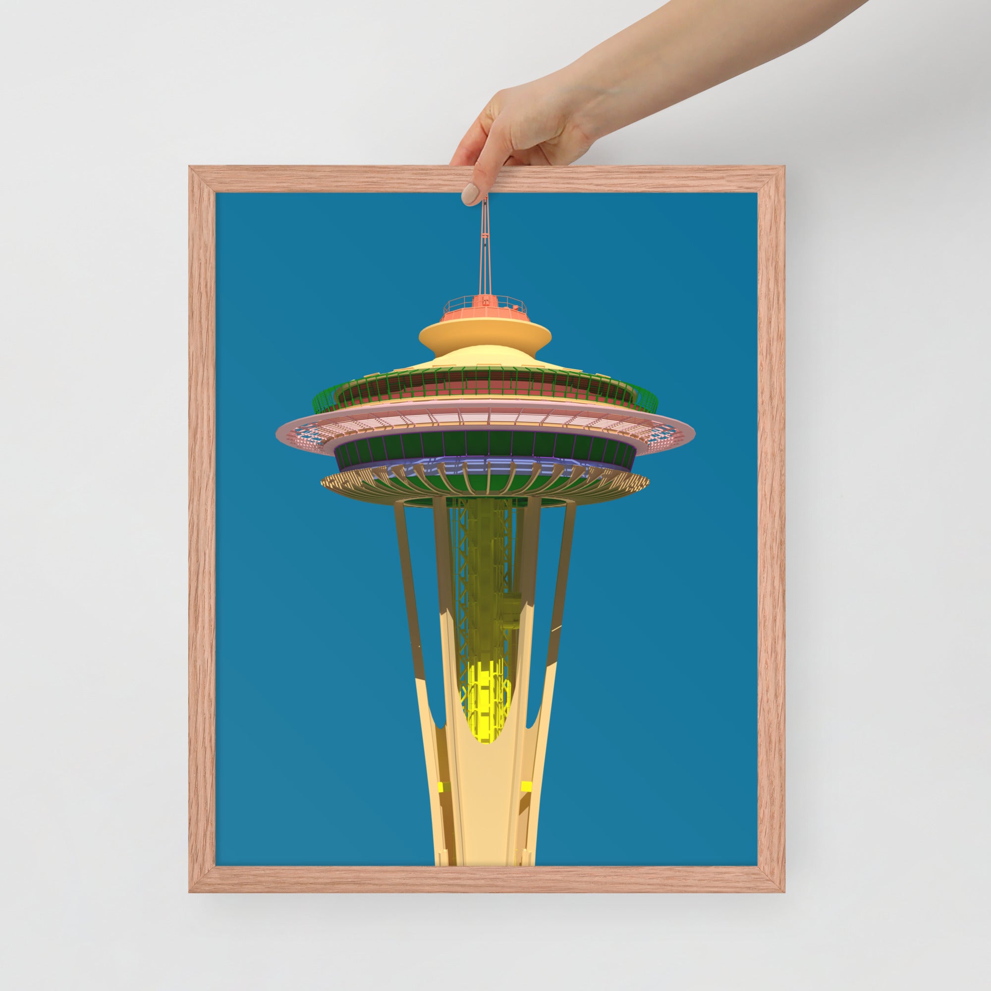 Space Needle Framed Prints