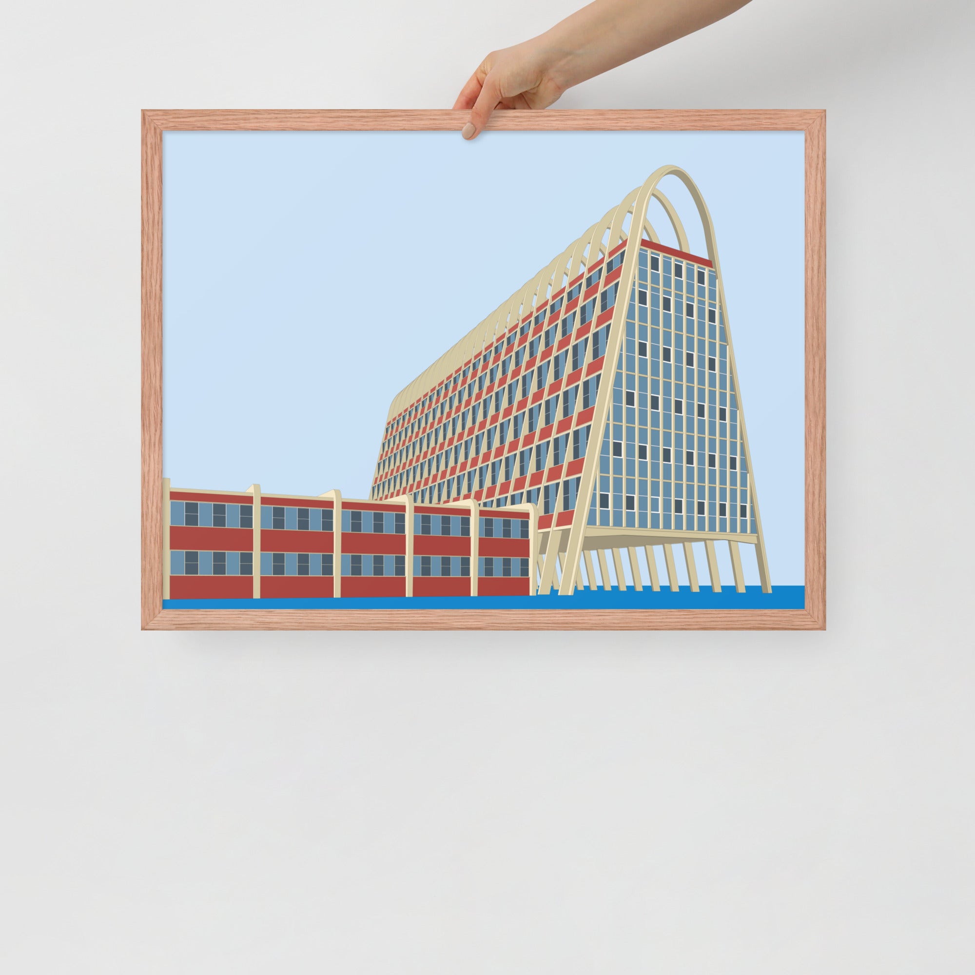 Manchester Toast Rack Framed Prints