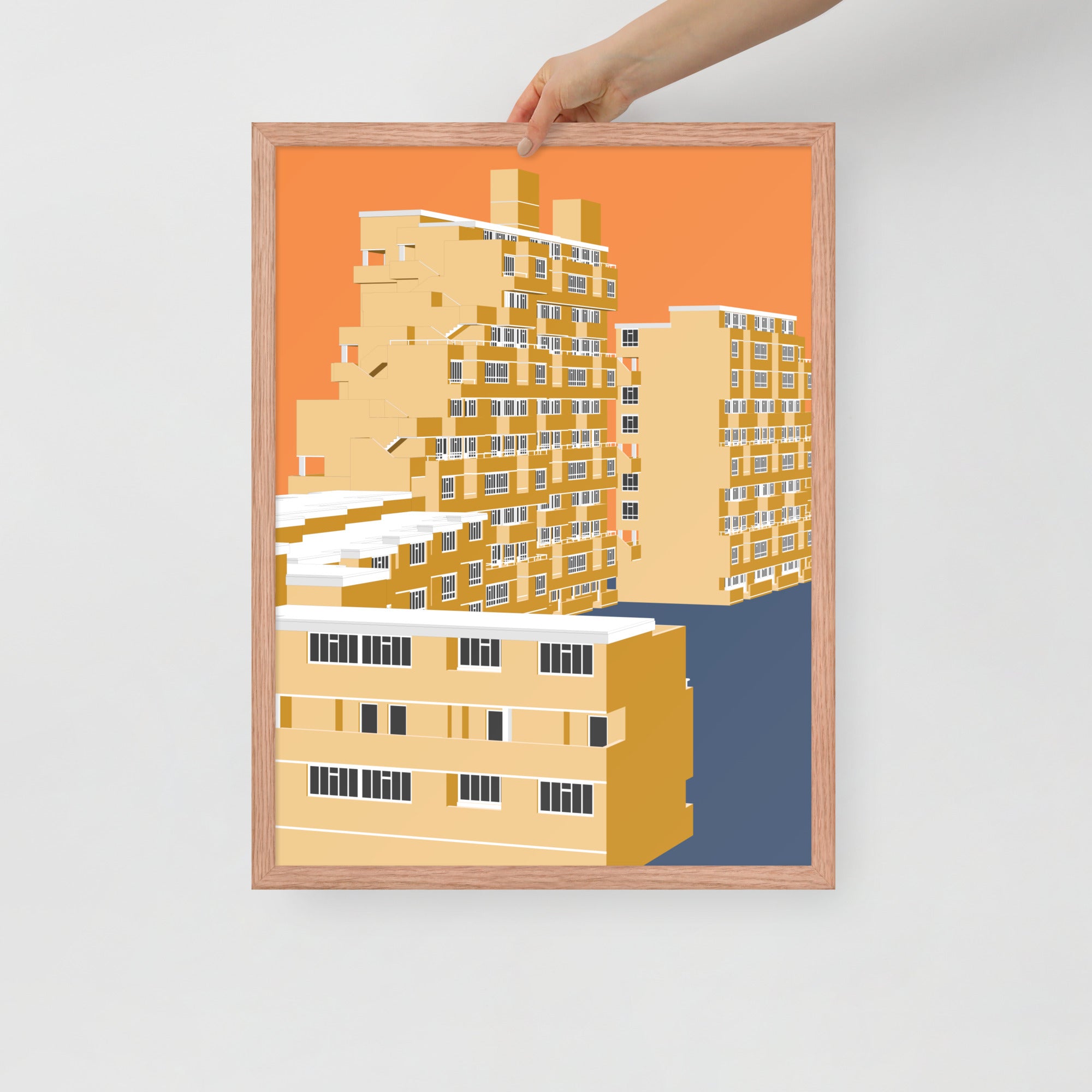 Dawson's Heights Framed Prints