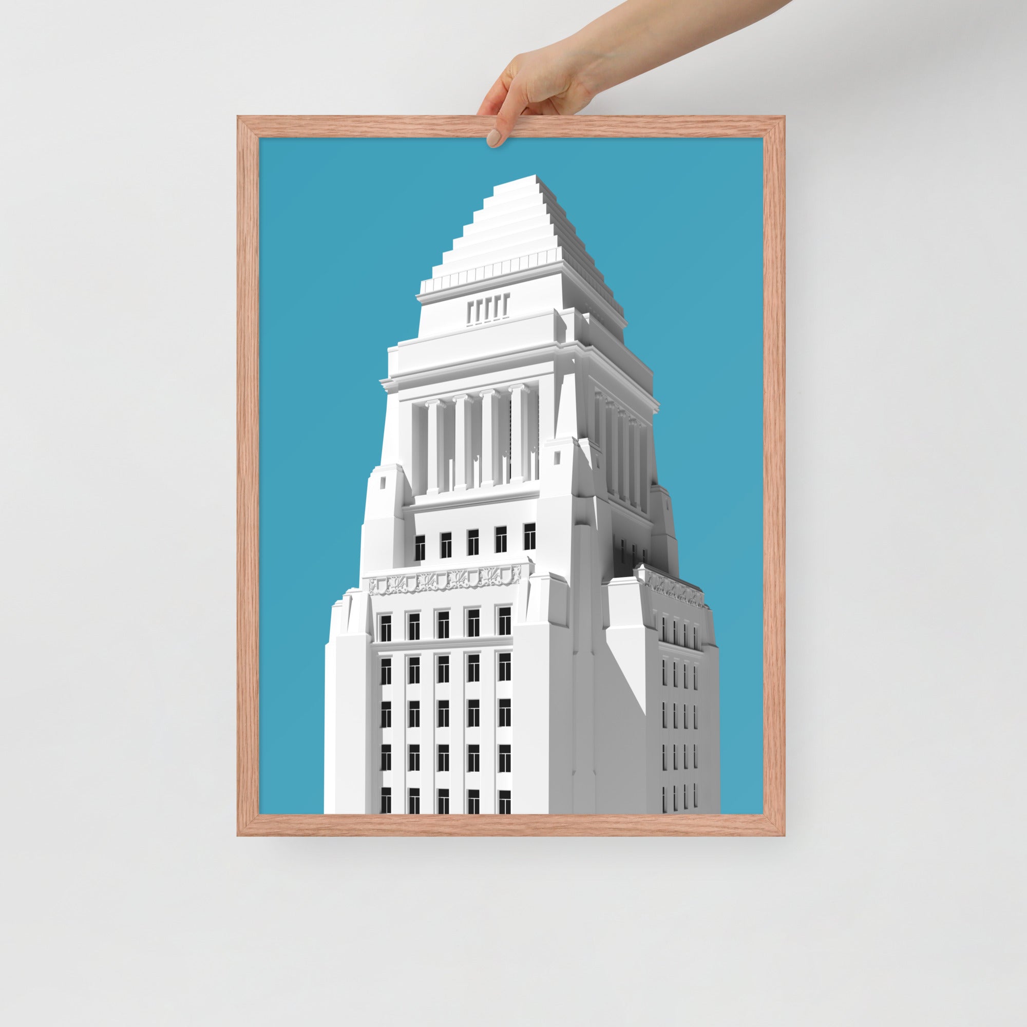 Los Angeles City Hall Framed Prints