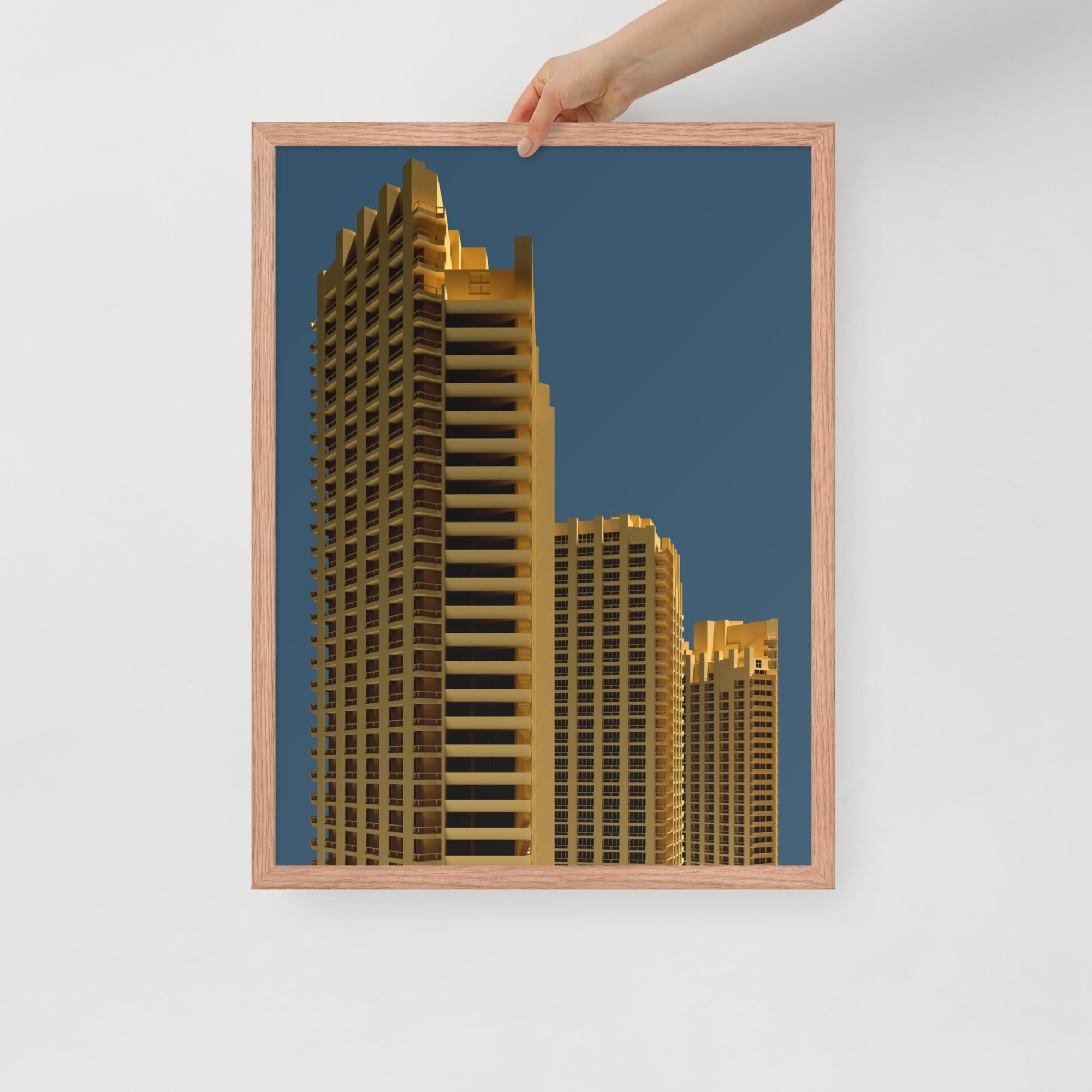 Barbican Framed Prints With Shadow