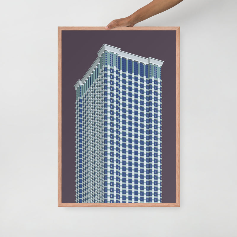 Leo Burnett Building Framed prints