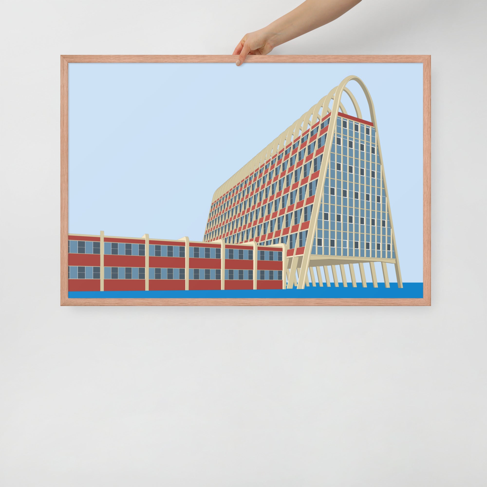 Manchester Toast Rack Framed Prints