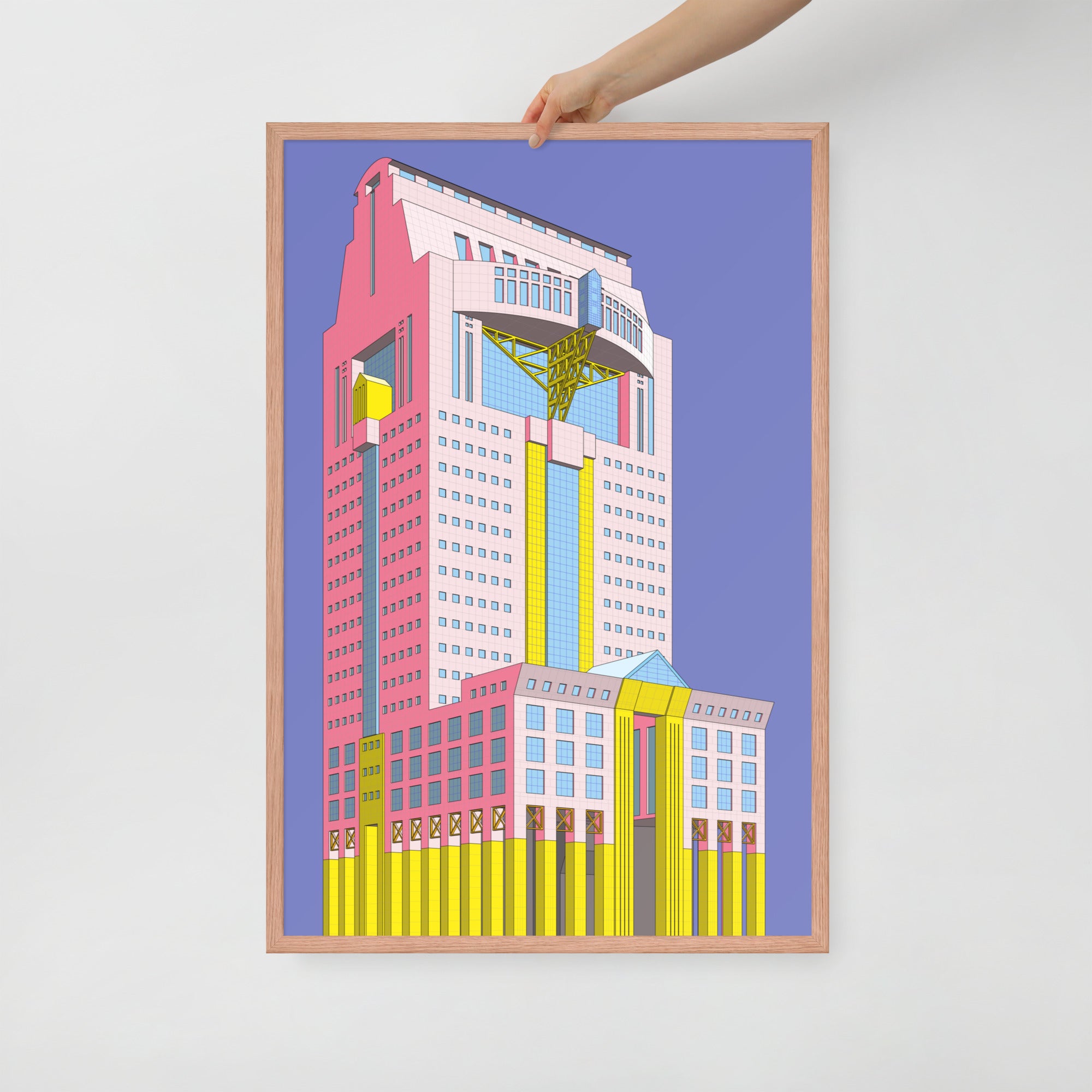 Humana Building Framed Prints